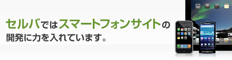 セルバのスマートフォン関連サービス